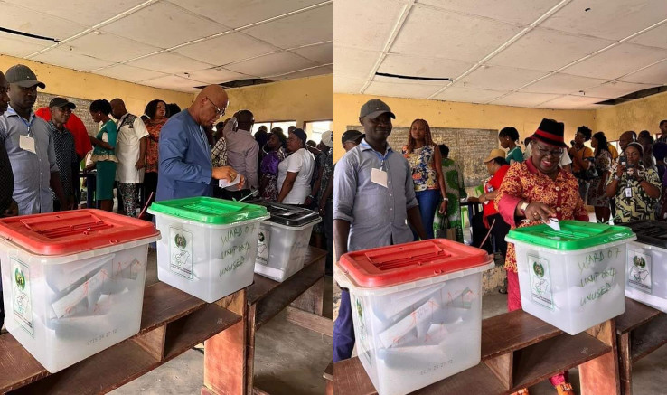 Nigeria Decides 2023: Pastor and Pastor (Mrs.) Umo Eno Cast their Votes